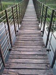 Ponte di legno a Millesimo - Savona Italia