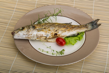 Grilled seabass