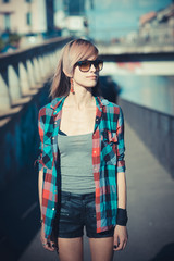 Obraz premium young beautiful model woman