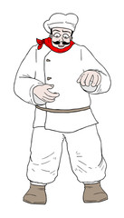 Cartoon chef