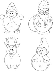 kleine Weihnachtsfiguren