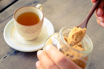Tea with sugar
