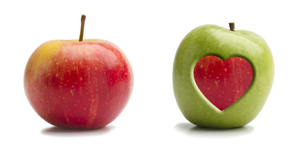 Red and Green Apple