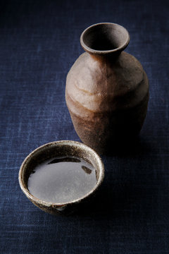 日本酒　熱燗　Japanese hot sake