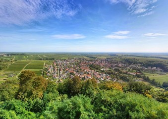 Fototapeta na wymiar Blick von der Burg Landeck