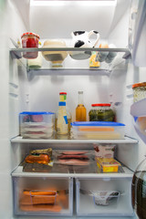 Kühlschrank gefüllt