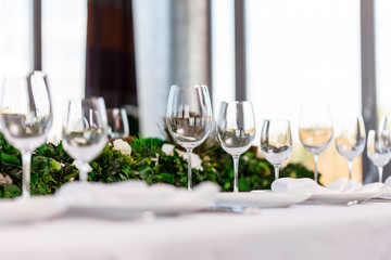 wine glasses