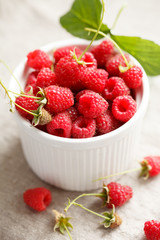 fresh raspberries