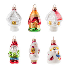 christmas  decoration ball isolated on white background