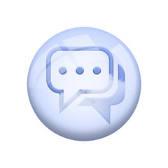 Obraz premium Icone nuage : discutions à plusieurs