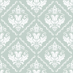 Damask Seamless Vector Pattern. Orient Background