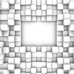 3D cubes background