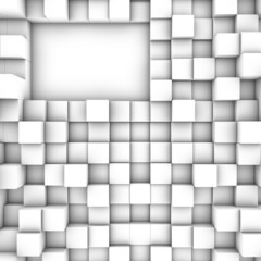 3D cubes background