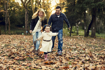 Fototapeta premium Happy family
