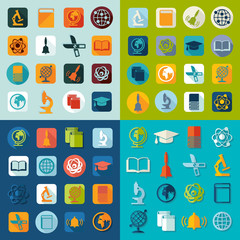 Set of education icons