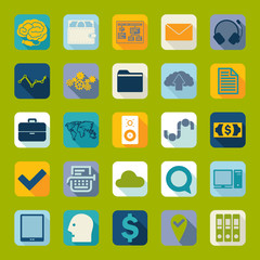Set of business icons