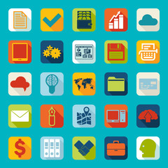 Set of business icons