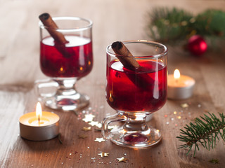Hot tea or mulled wine
