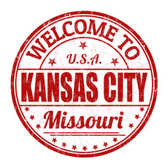 Welcome to Kansas City stamp