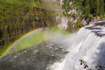 Canvas schilderij Natuurpark upper mesa falls  © wollertz