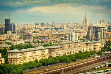 A look at the Moscow central historical part of the city