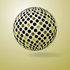 Colorful Digital Globe Design Vector