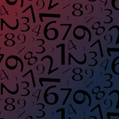Background With Numbers