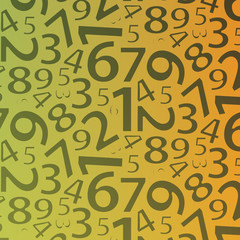Background With Numbers