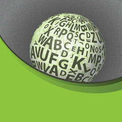 Background with Globe