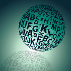 Background with Globe