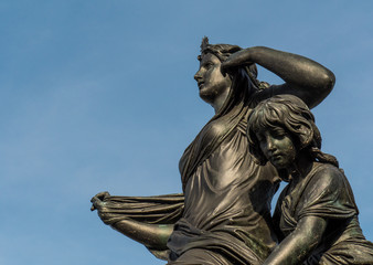 jugendstil statue in dresden