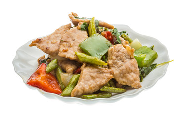 Pork with vegetables