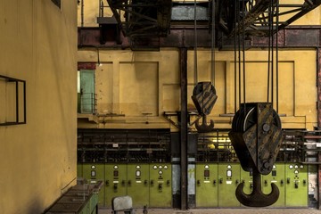 Electricity distribution hall in metal industry