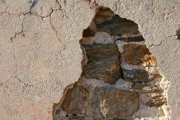 Loch in der Mauer