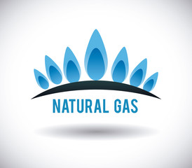 Obraz premium gas natural design