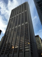 Fototapeta na wymiar Chicago grattacielo palazzo cielo