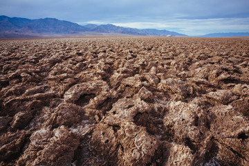 Devil’s golf course in death valley