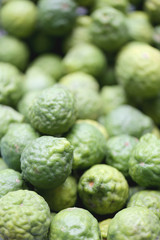 Pile of fresh bergamot fruit.