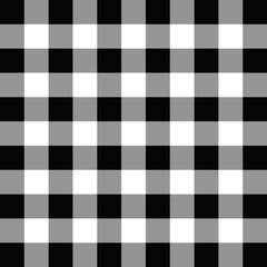 Abstract black and white geometric square seamless pattern