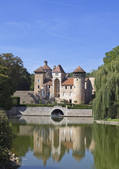 Naklejka na ściany i meble medieval french castle