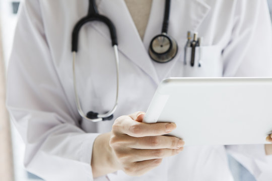Physician to confirm the mobile terminal