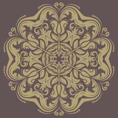 Orient  ornamental round lace