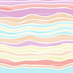 Colorful striped wave background