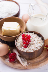 Ingredients for baking