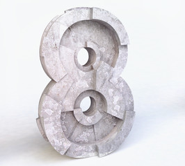 Stone Number Eight in 3D