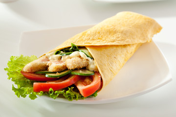 Salmon Burrito