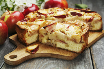 Apple pie. charlotte