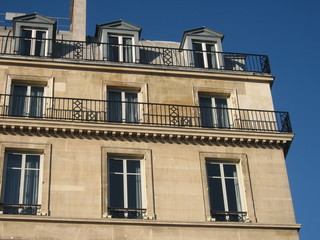 Fototapeta premium Immobilier Paris - Immeuble bourgeois