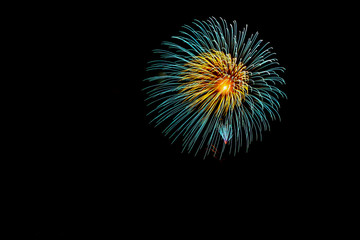Fototapeta premium Colorful fireworks