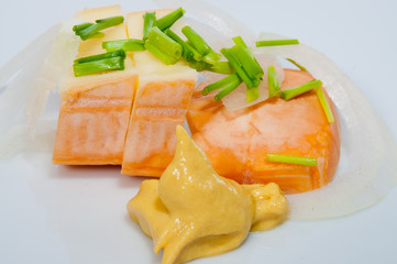 Limburger angerichtet